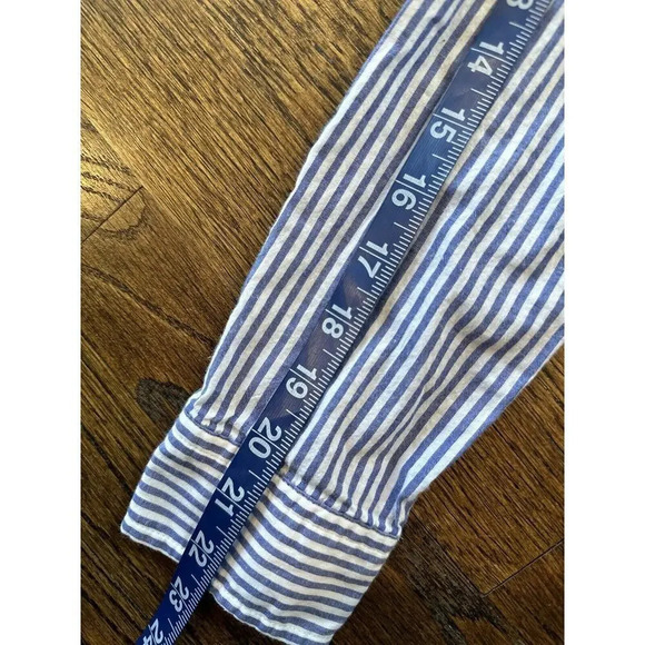 Anthropologie Rails Banker Strips with Pearls Button Down Size Small 1075 - Picture 11 of 13